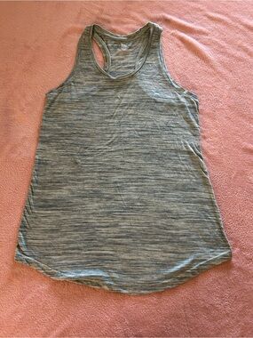 tek gear Heathered Gray Racerback Tank Top